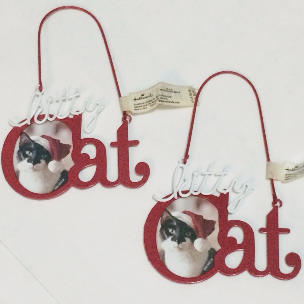 🔴 SOLD 🔴 Metal Hanging Cat Frame